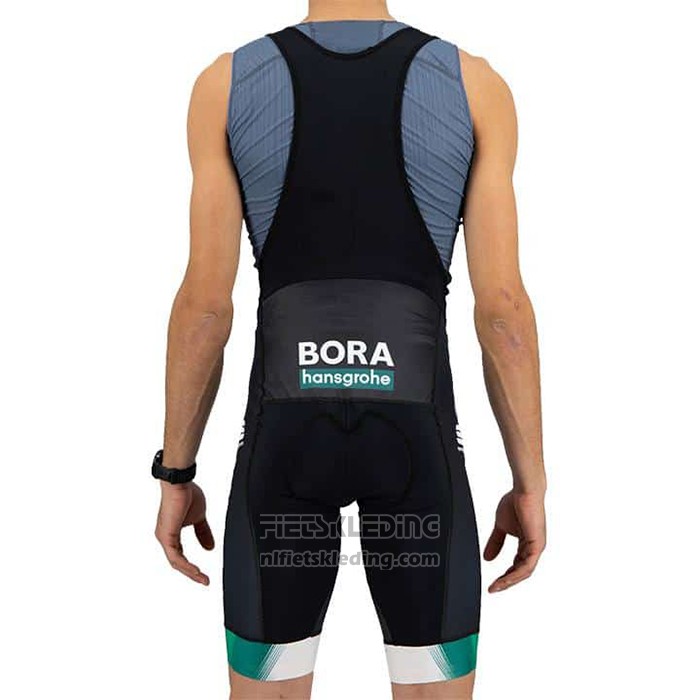 2021 Fietskleding Bora-Hansgrone Wit Groen Korte Mouwen en Koersbroek